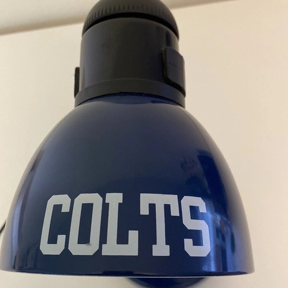 Indianapolis COLTS Gooseneck Desk Lamp Adjustable Metal NFL Light Fan Man Cave - Picture 2 of 6